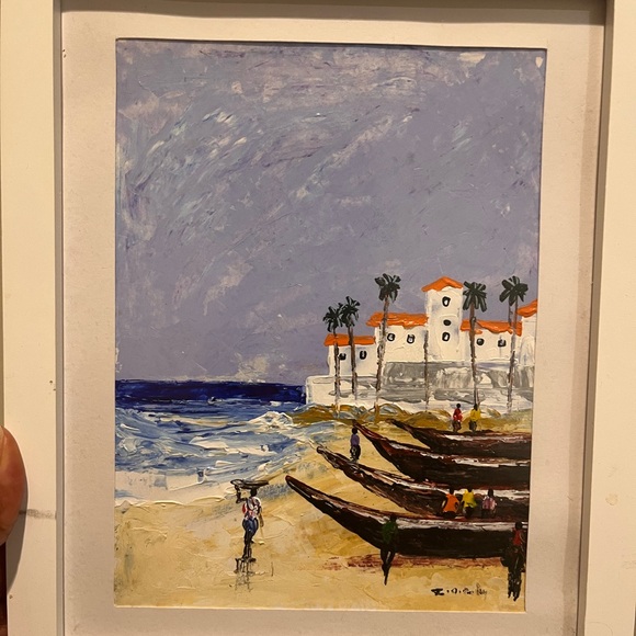 Original Hand-Painted Elmina Castle Artwork – Ghana 🇬🇭 - Picture 4 of 5